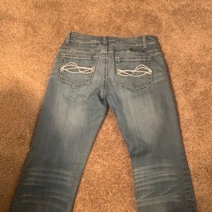 Cowgirl tuff co. Don’t fence me in jeans waist 26 length 33